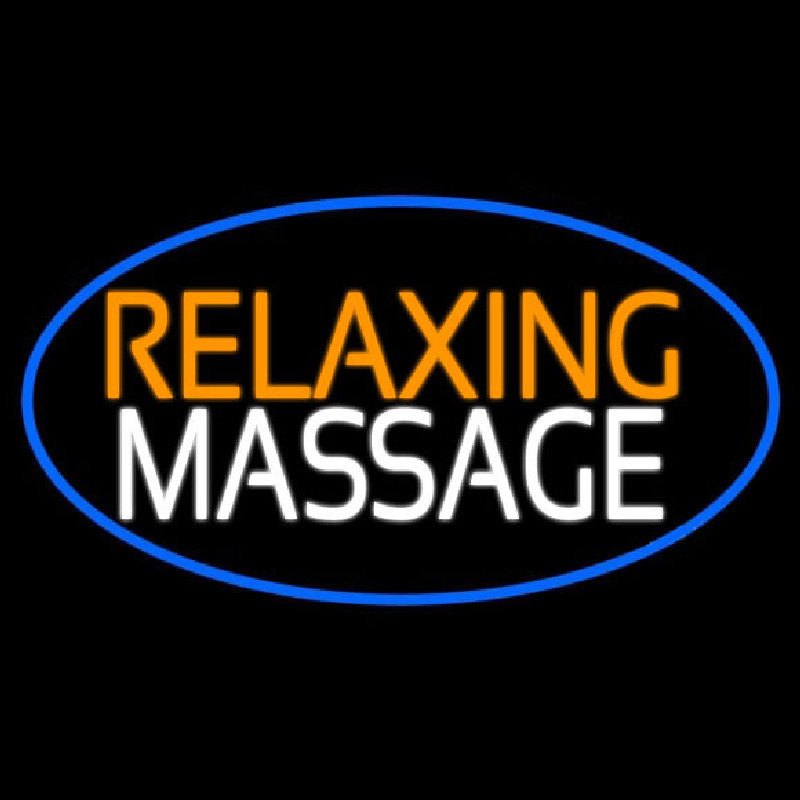 Rela ing Massage Neon Skilt