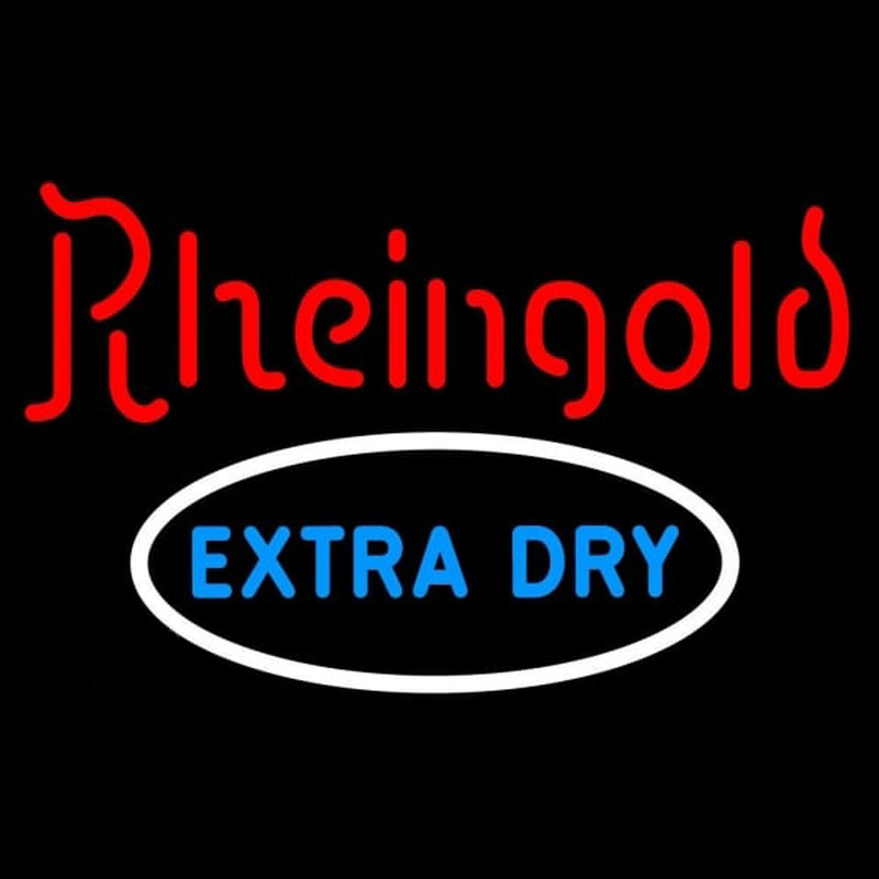 Rheingold E tra Dry Neon Skilt