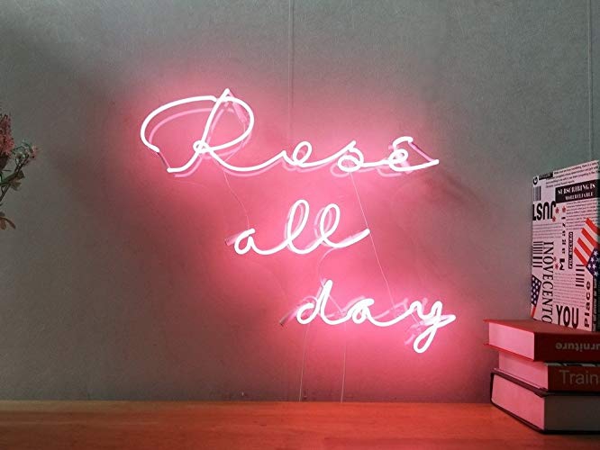 Rose all day Neon Skilt