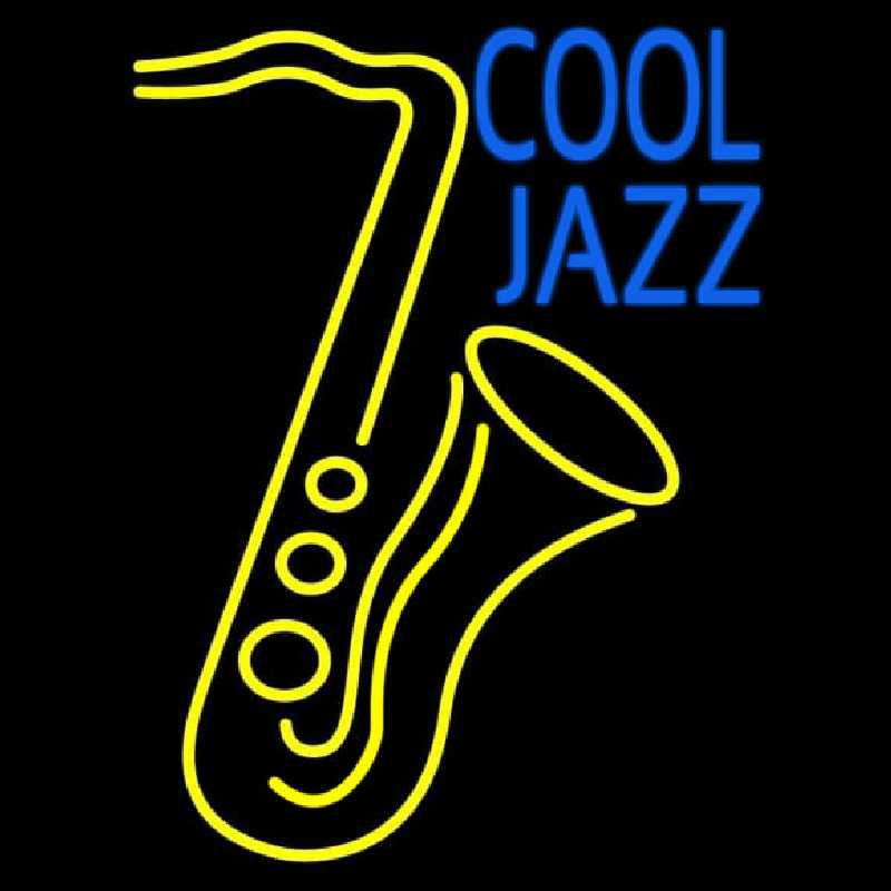 Sa ophone Cool Jazz Neon Skilt