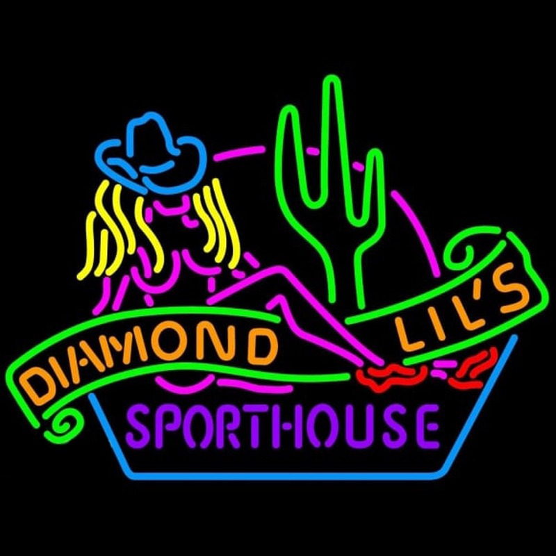 Se y Diamond Lils Sport house Las Vegas Neon Skilt