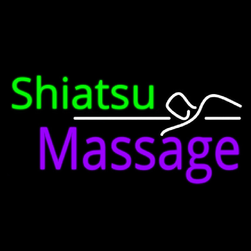 Shiatsu Massage Neon Skilt