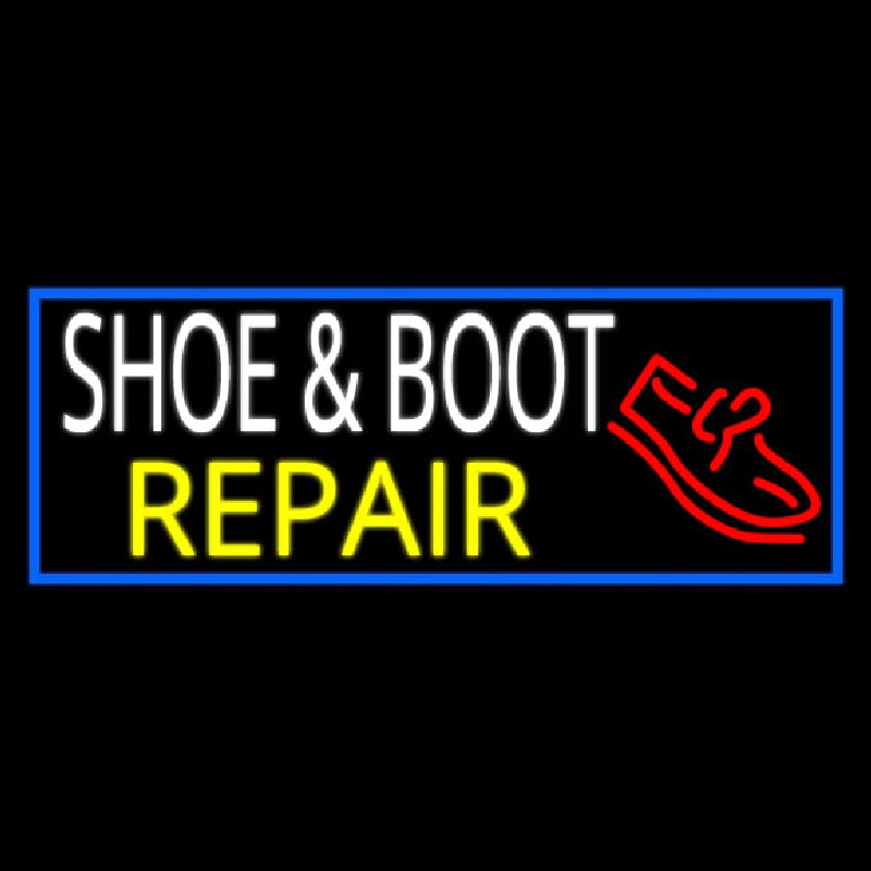 Shoe And Boot Repair Neon Skilt