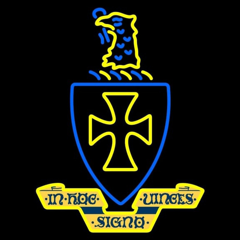 Sigma Chi Chapters Logo Neon Skilt