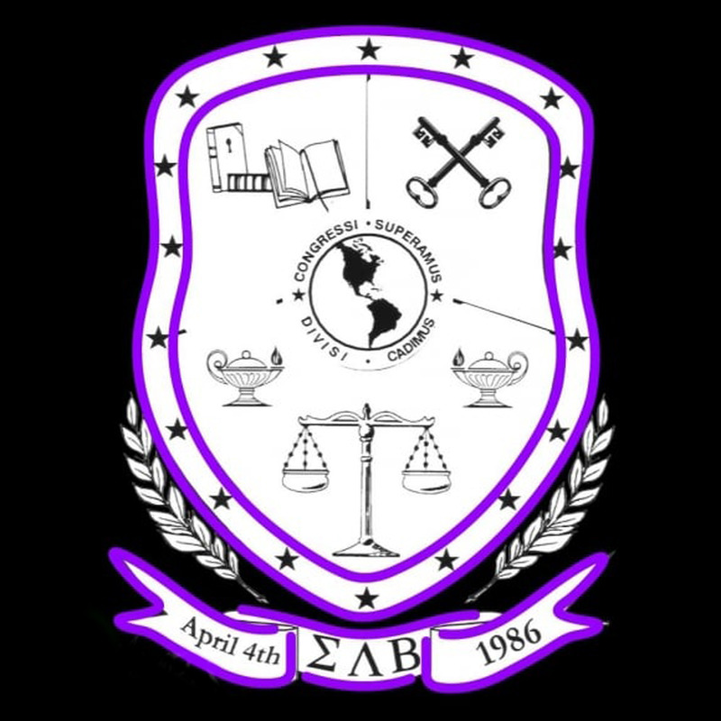 Sigma Lambda Beta Chapters Logo Neon Skilt