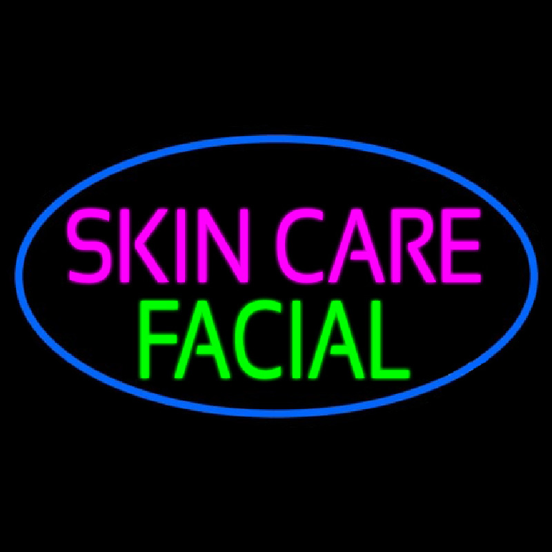 Skin Care Facial Neon Skilt