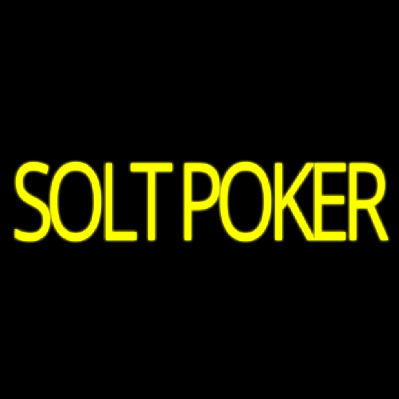 Slot Poker Neon Skilt