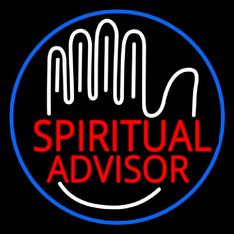 Spiritual Advisor Neon Skilt