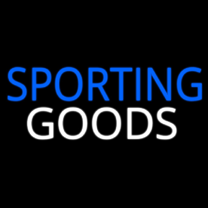 Sporting Goods Neon Skilt