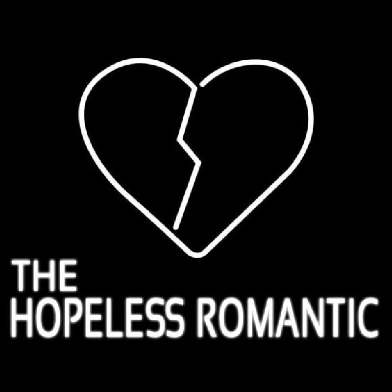 The Hopeless Romantic Neon Skilt