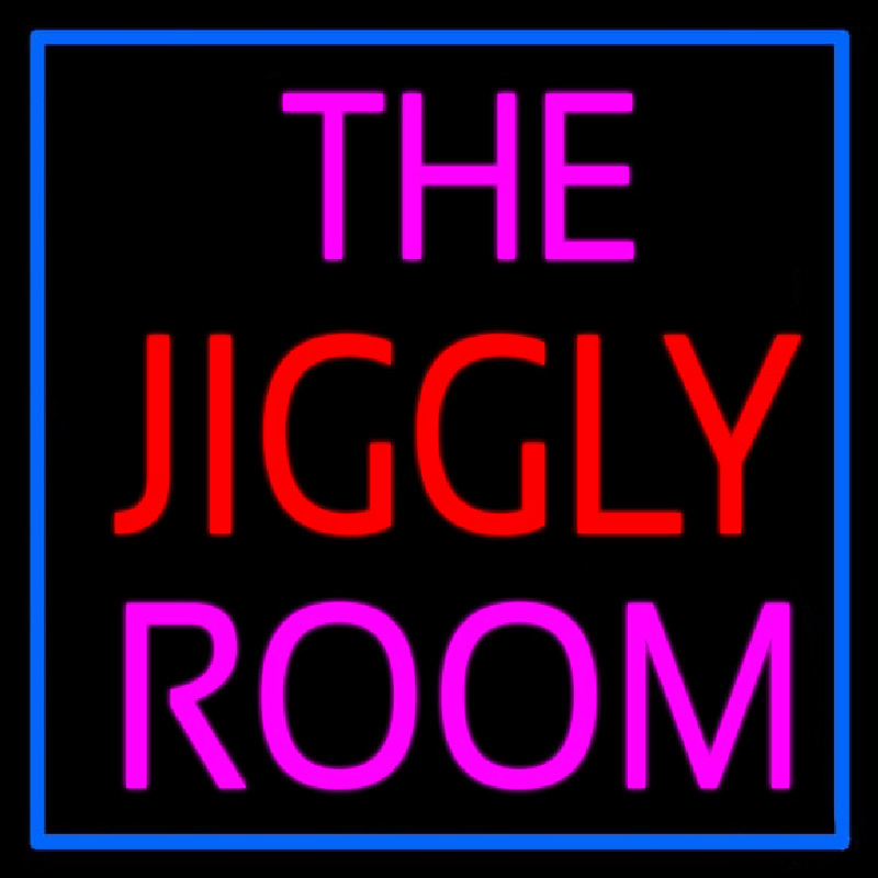 The Jiggly Room Neon Skilt