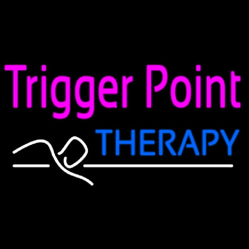 Trigger Point Therapy Neon Skilt