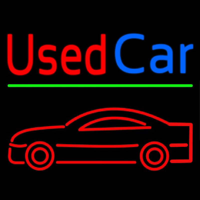 Used Car Neon Skilt