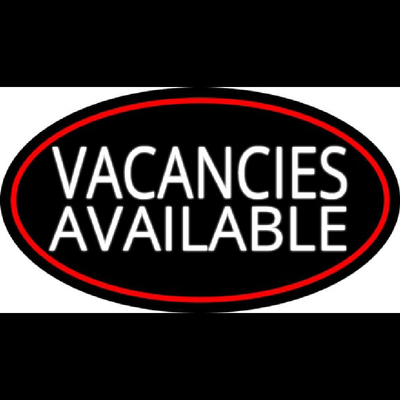 Vacancies Available With Border Neon Skilt