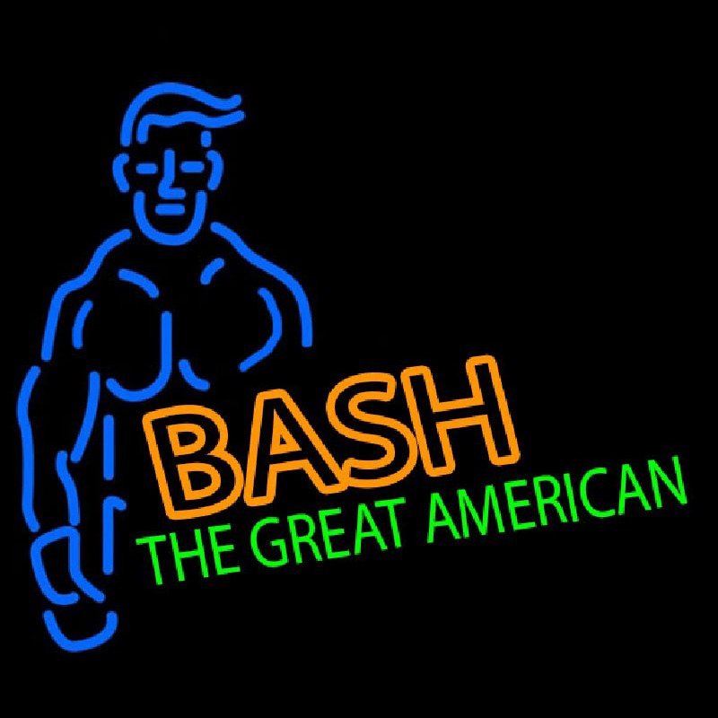 WWE The great American bash Neon Skilt