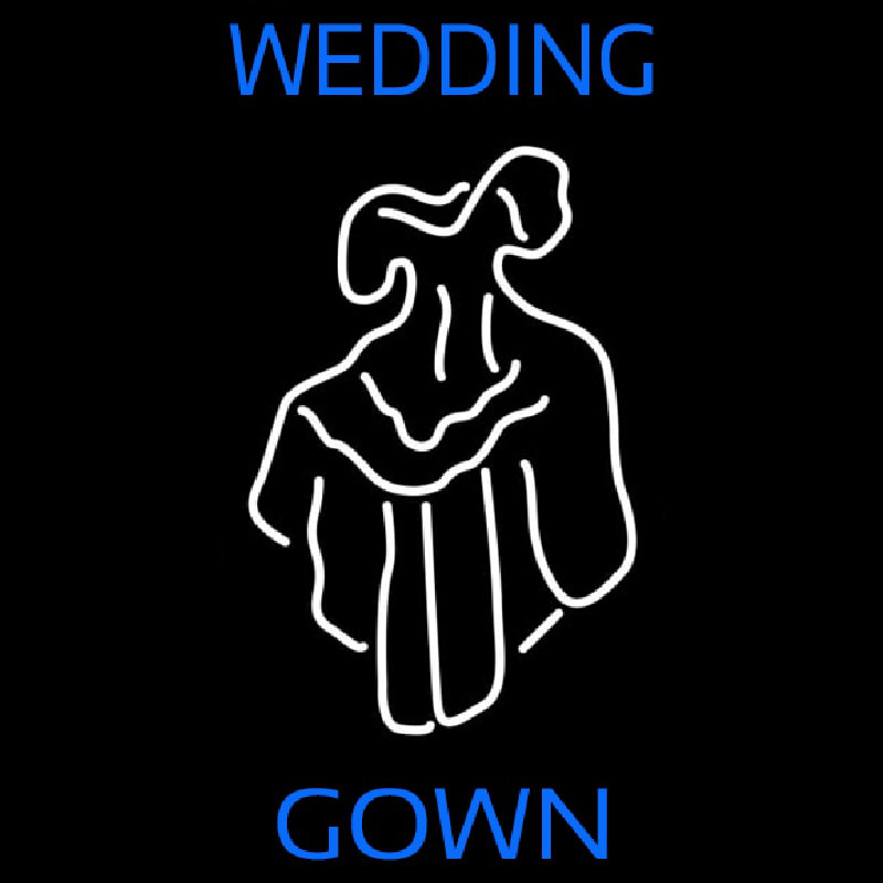 Wedding Gown Logo Neon Skilt