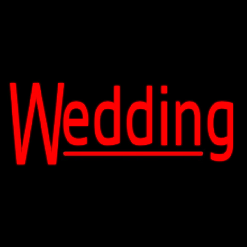 Wedding Neon Skilt