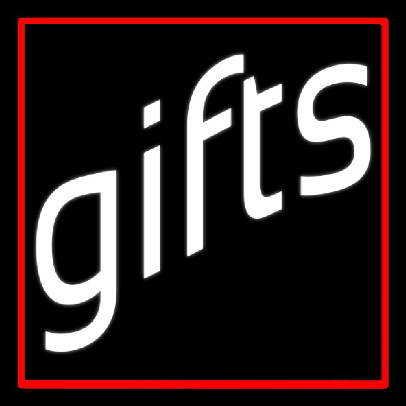 White Gifts Stylish Neon Skilt