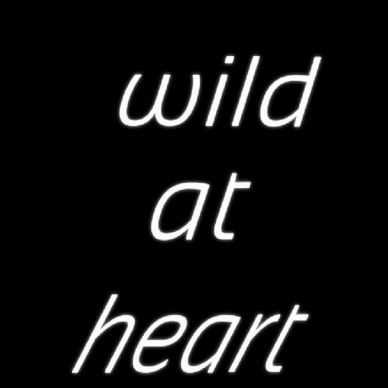 Wild At Heart Neon Skilt