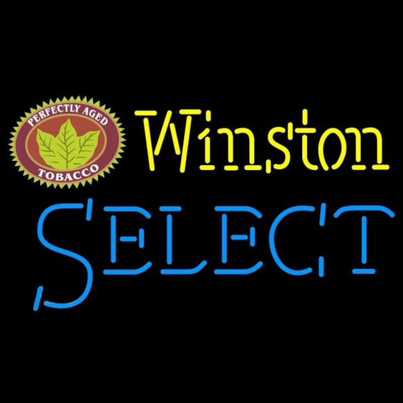 Winston Select Cigarettes Neon Skilt