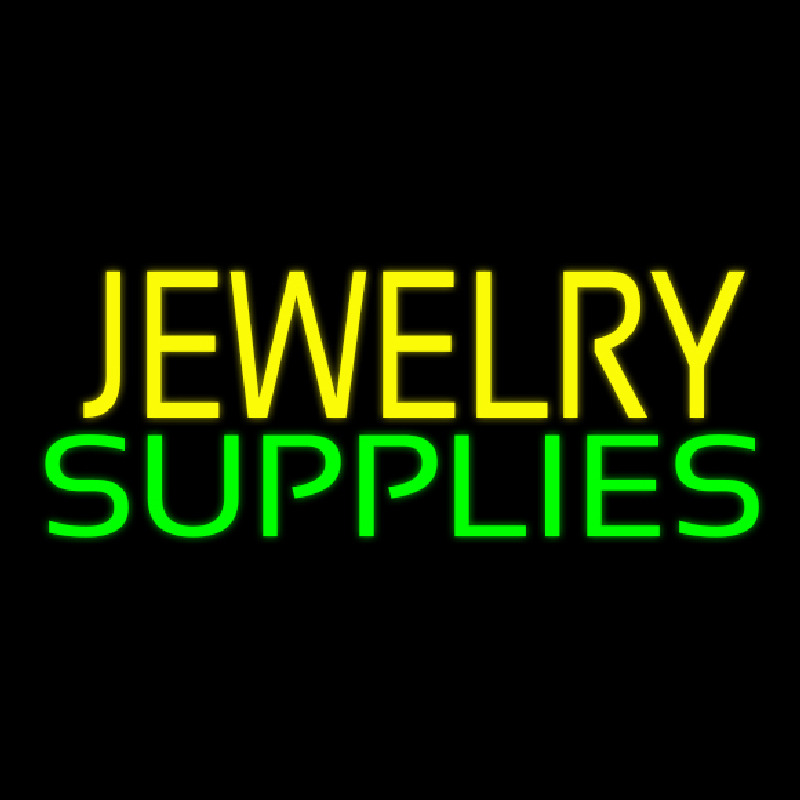 Yellow Jewelry Green Supplies Neon Skilt