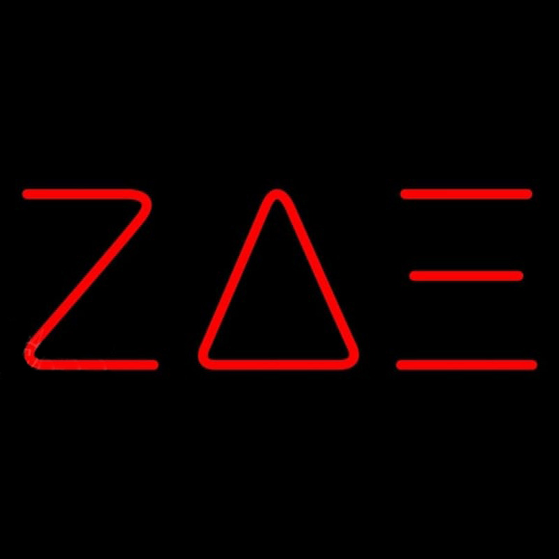 Zeta Delta Xi Neon Skilt