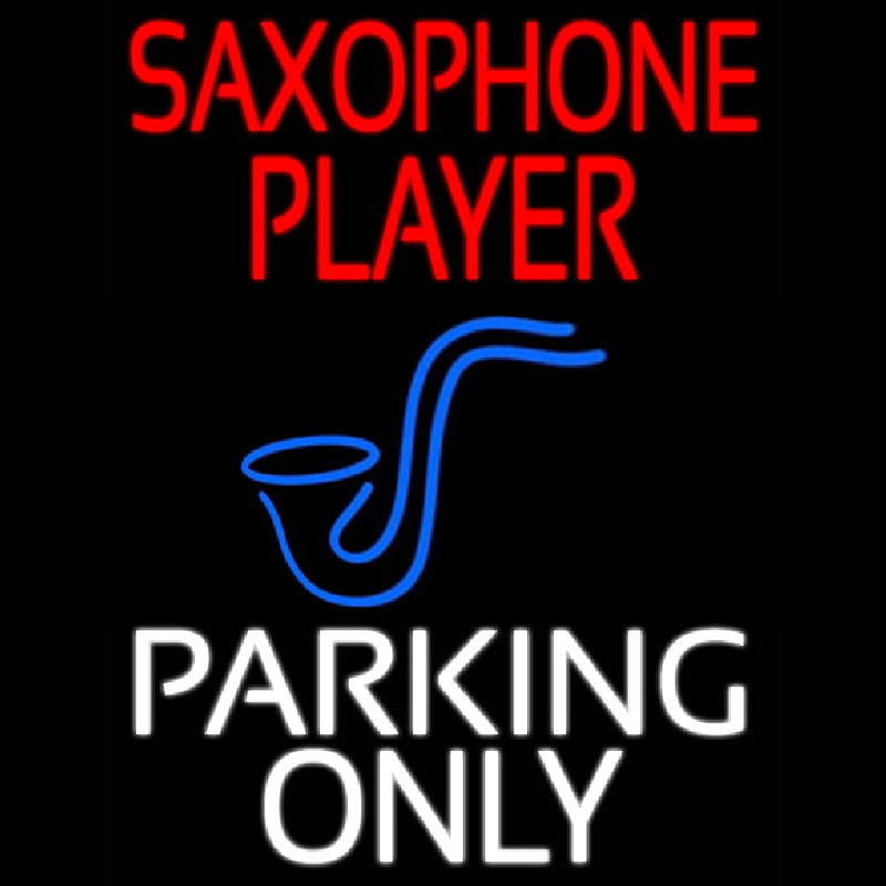 Sa ophone Player Parking Only 2 Neon Skilt