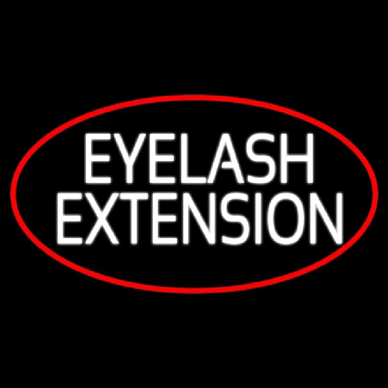 Eyelash E tension Neon Skilt