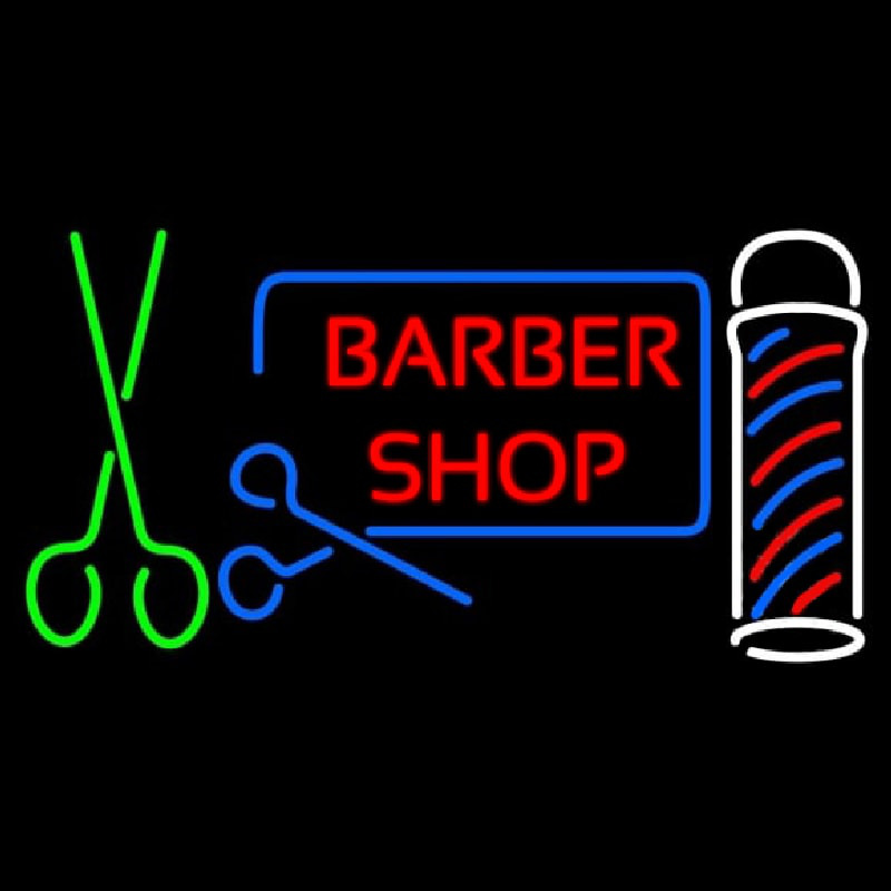 Barber Shop Hair Salon Neon Skilt