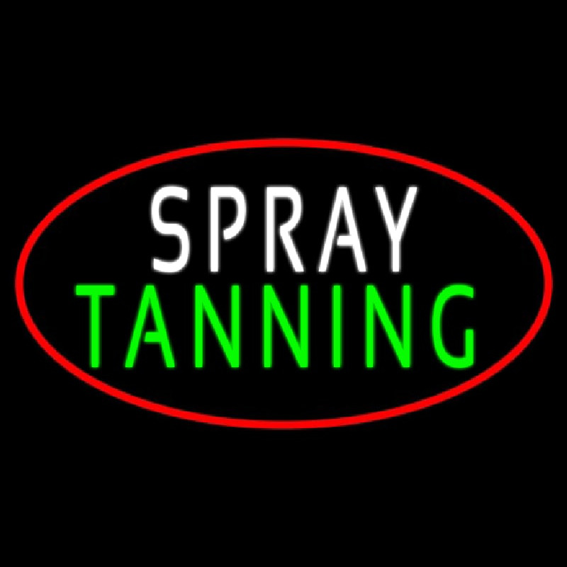 Spray Tanning Neon Skilt