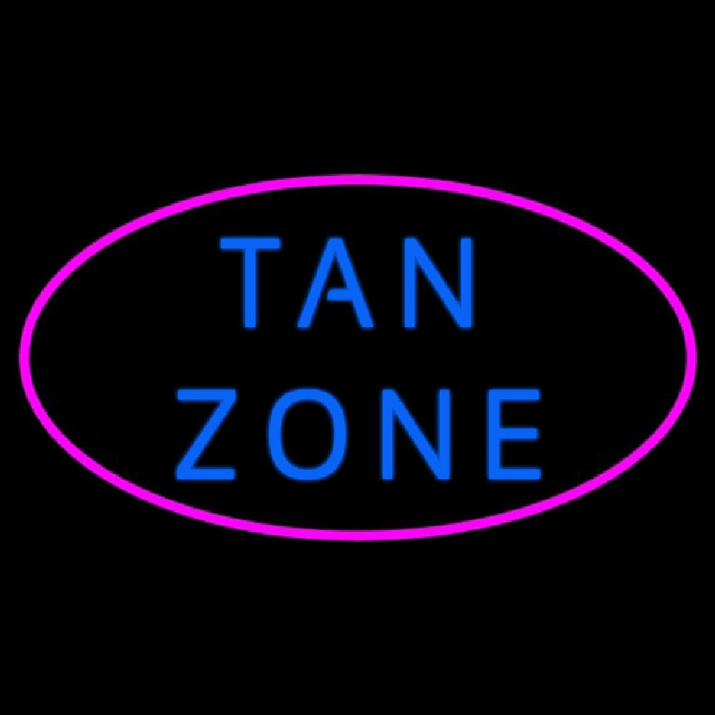 Tan Zone Neon Skilt