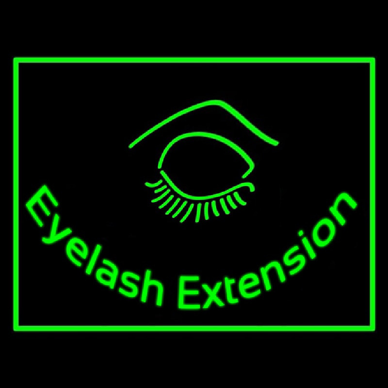 Eyelash E tension Neon Skilt