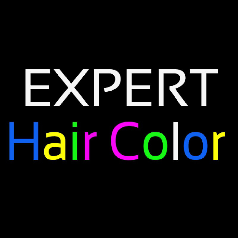 E pert Hair Color Neon Skilt