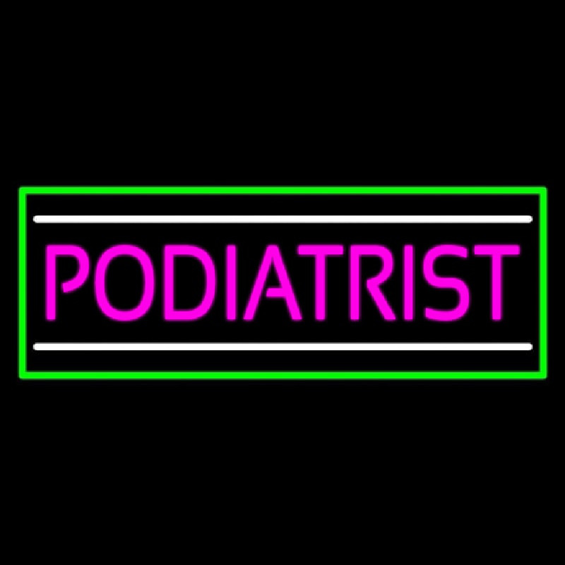 Simple Podiatrist Neon Skilt