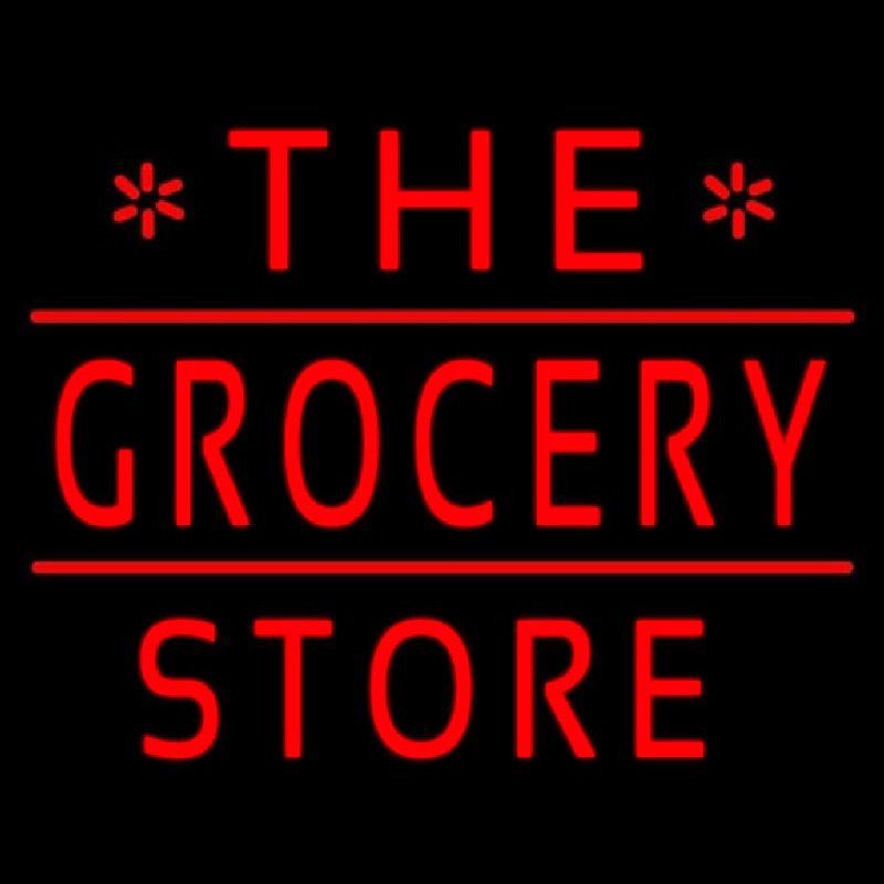 The Grocery Store Neon Skilt