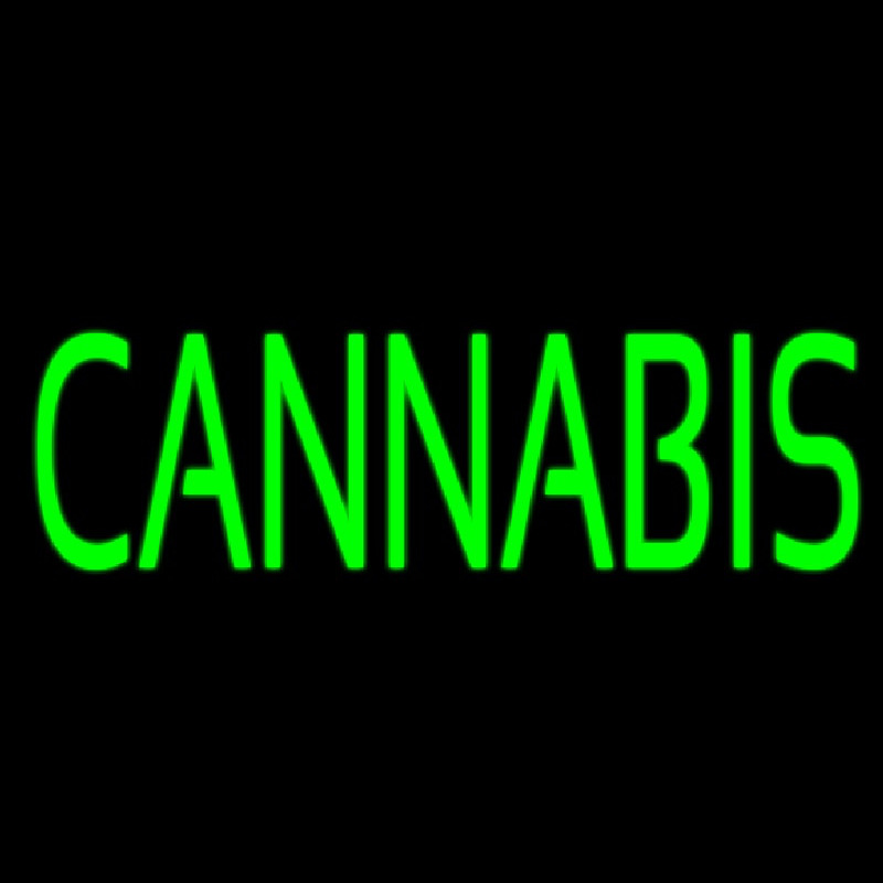 Cannabis Neon Skilt