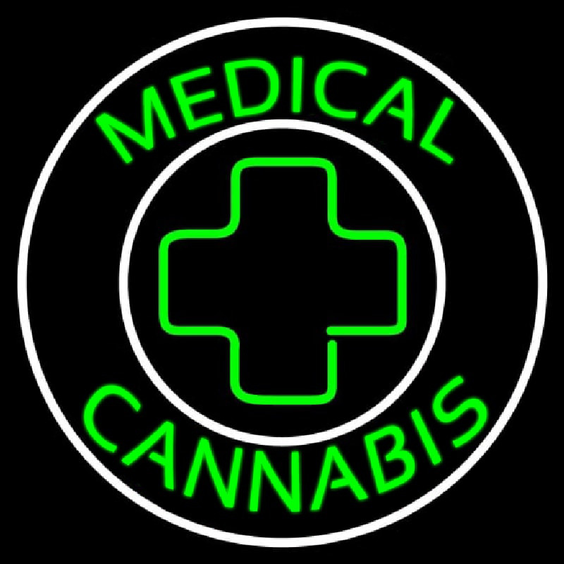 Medical Cannabis Neon Skilt