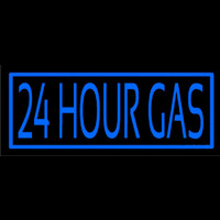 24 Hour Gas Neon Skilt