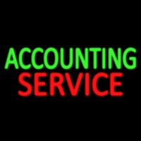 Accounting Service Neon Skilt