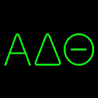 Alpha Delta Theta Neon Skilt