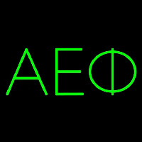 Alpha Epsilon Phi Neon Skilt