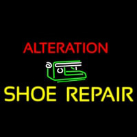 Alteration Shoe Repair Neon Skilt