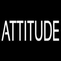 Attitude Neon Skilt