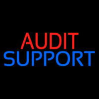 Audit Support Neon Skilt