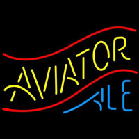 Aviator Ale Beer Sign Neon Skilt