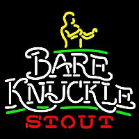 Bare Knuckle Stout Neon Skilt