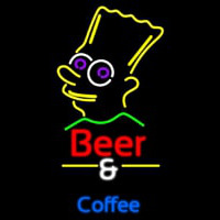 Beer And Coffee Neon Skilt