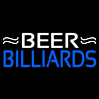 Beer Billiards 1 Neon Skilt