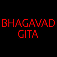 Bhagavad Gita Neon Skilt