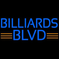 Billiards Blvd Neon Skilt